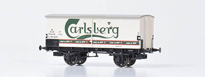 19-DK-872142 - H0 - Kühlwagen ZA 99 518, grünes Logo der DSB, Ep. III